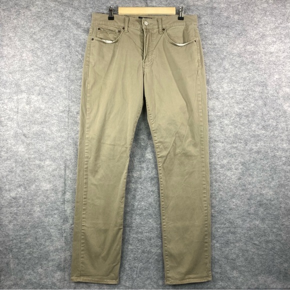 Lucky‎ Brand Mens Khaki 121Slim Straight Chino Pants Size 32x32 - Picture 1 of 16